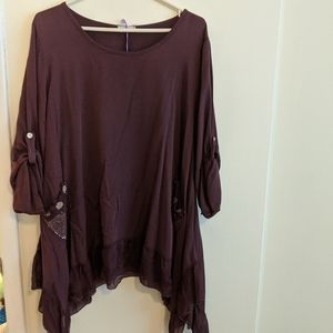 Made in Paris Purple top
